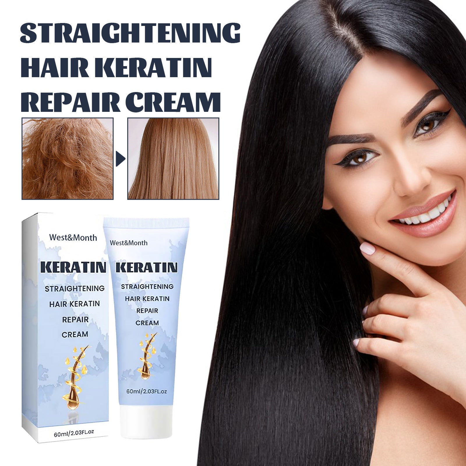 Crema Reparadora de Queratina