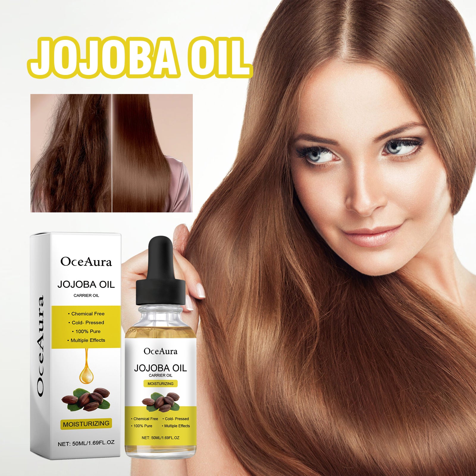 Aceite de Jojoba para el Cabello