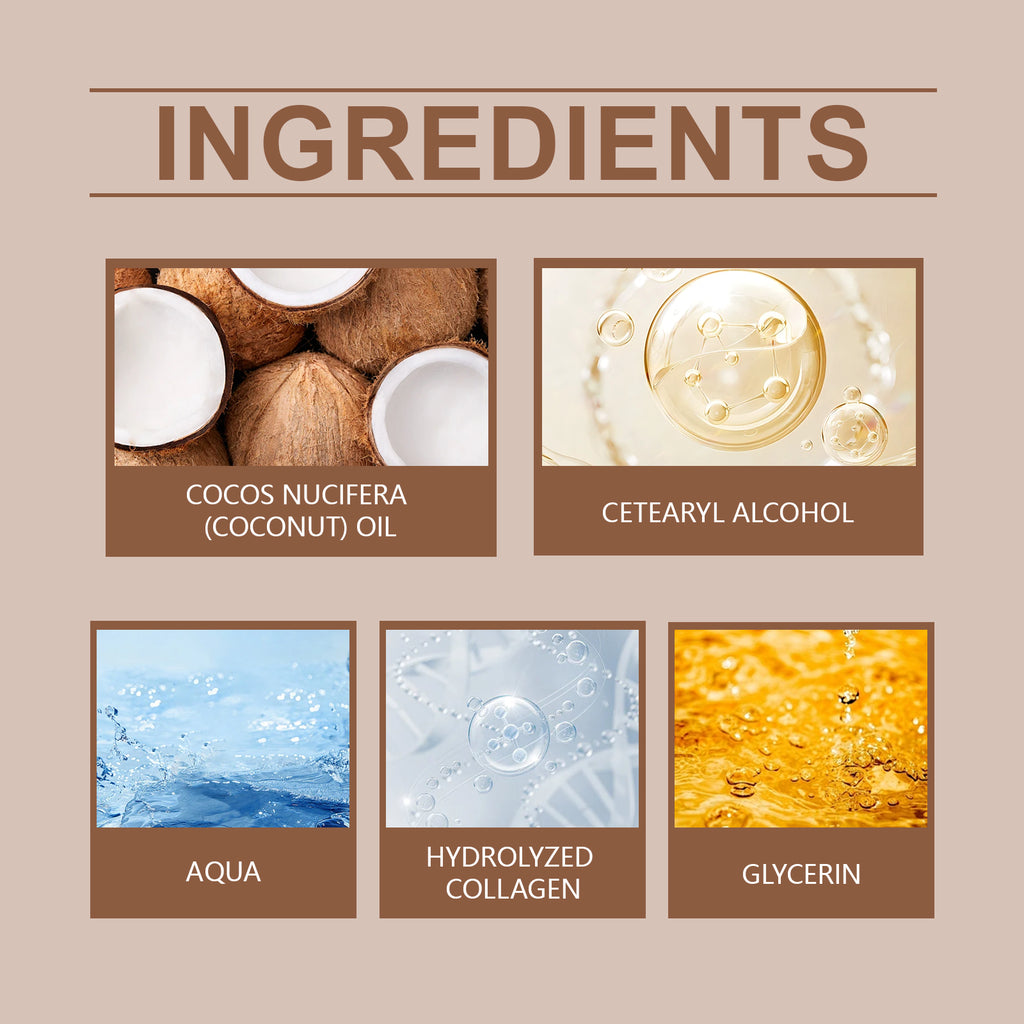 Mascarilla Alisadora de Aceite de Coco